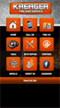 Mobile Screenshot of kreagertirecompany.net