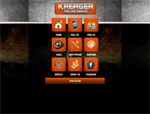 Tablet Screenshot of kreagertirecompany.net